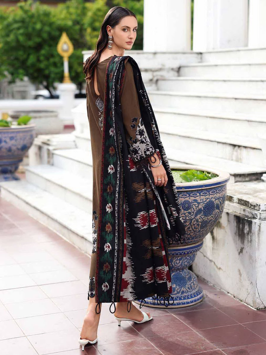Charizma Aniq Embroidered Linen Unstitched 3Pc Suit ANW6-02