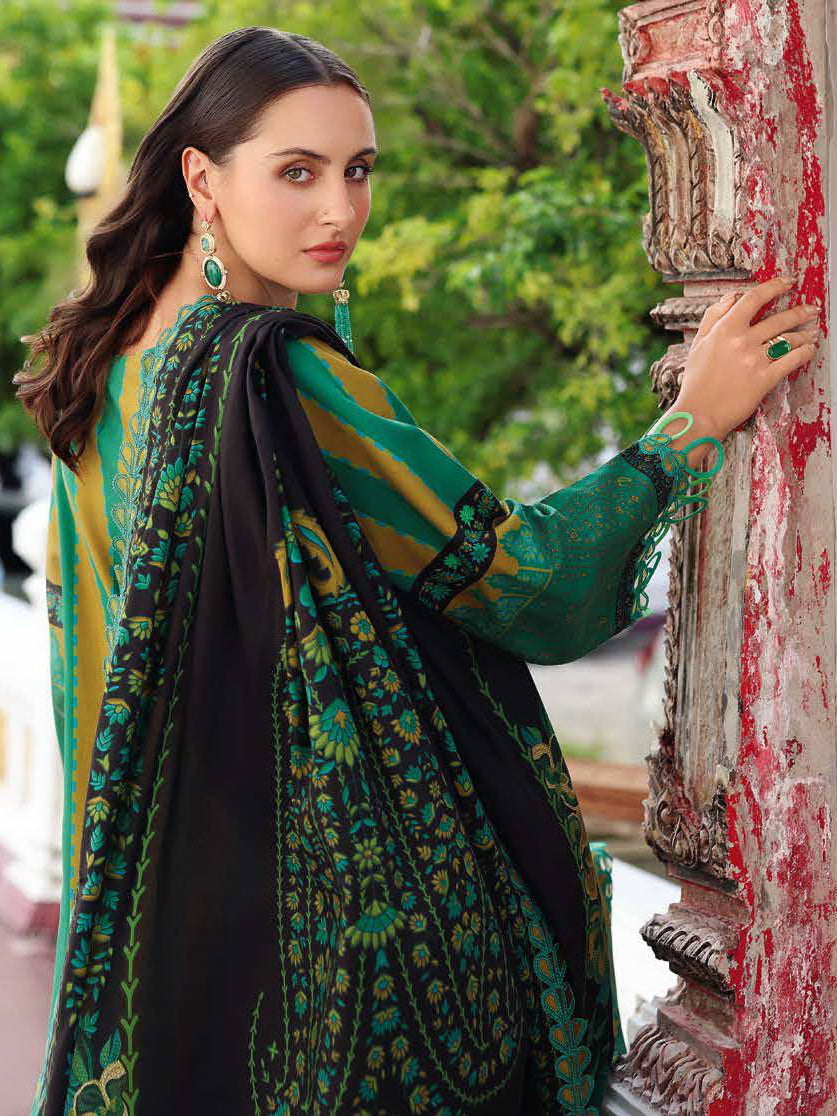 Charizma Aniq Embroidered Linen Unstitched 3Pc Suit ANW6-03