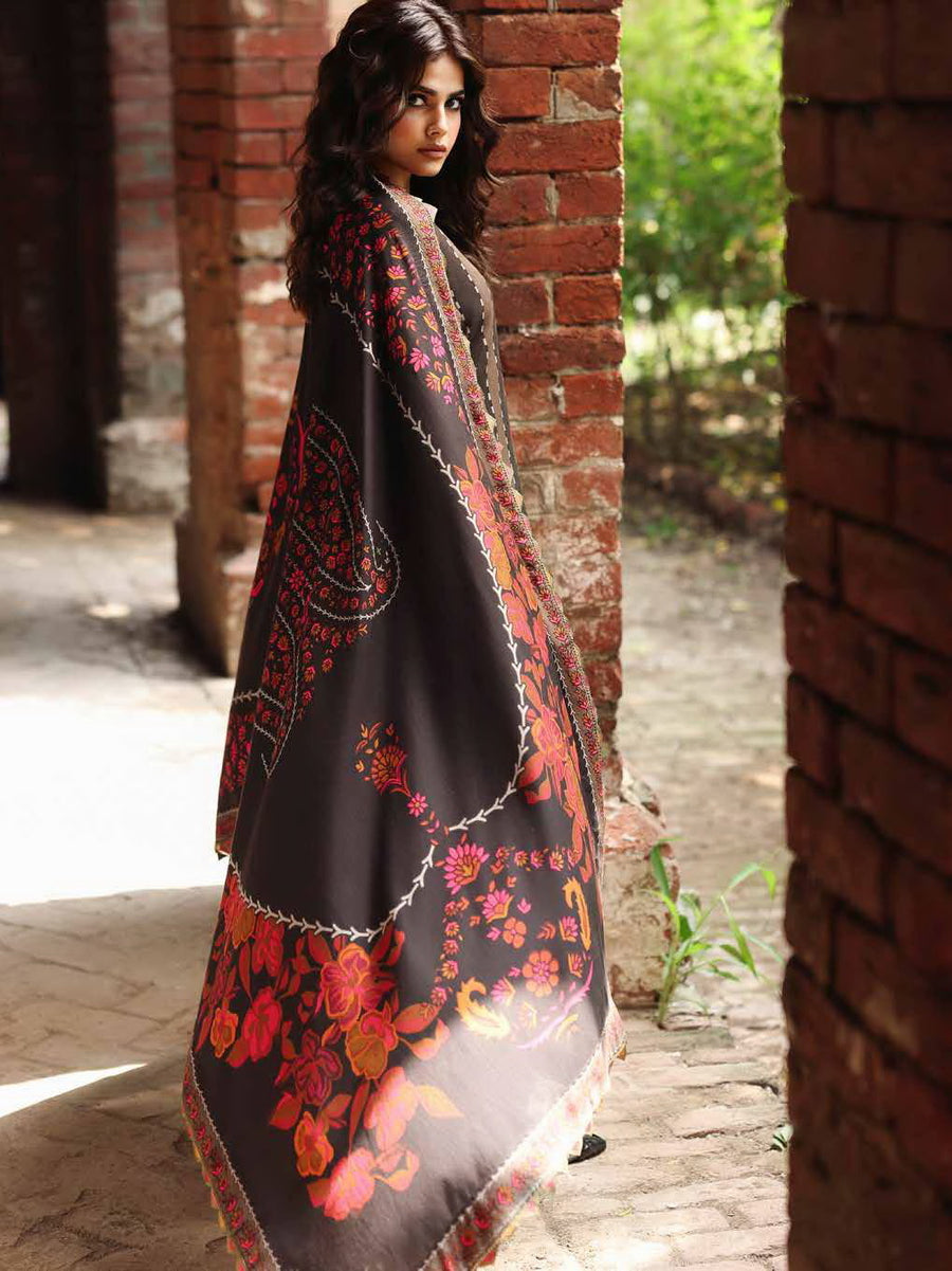 Charizma Aniq Embroidered Linen Unstitched 3Pc Suit ANW6-09