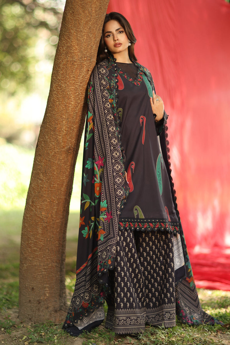 Charizma Aniq Vol-02 Embroidered Linen Unstitched 3Pc Suit ANW6-10