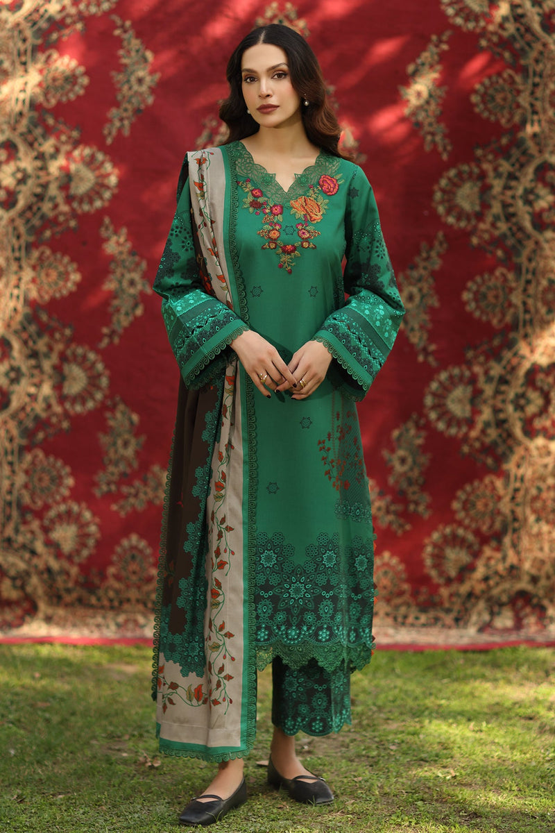 Charizma Aniq Vol-02 Embroidered Linen Unstitched 3Pc Suit ANW6-14