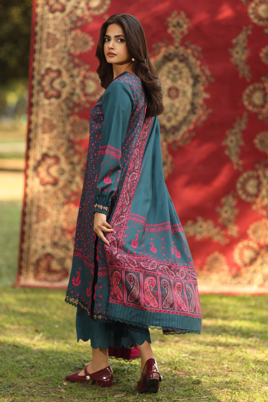 Charizma Aniq Vol-02 Embroidered Linen Unstitched 3Pc Suit ANW6-16