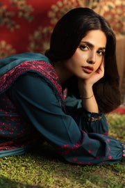 Charizma Aniq Vol-02 Embroidered Linen Unstitched 3Pc Suit ANW6-16