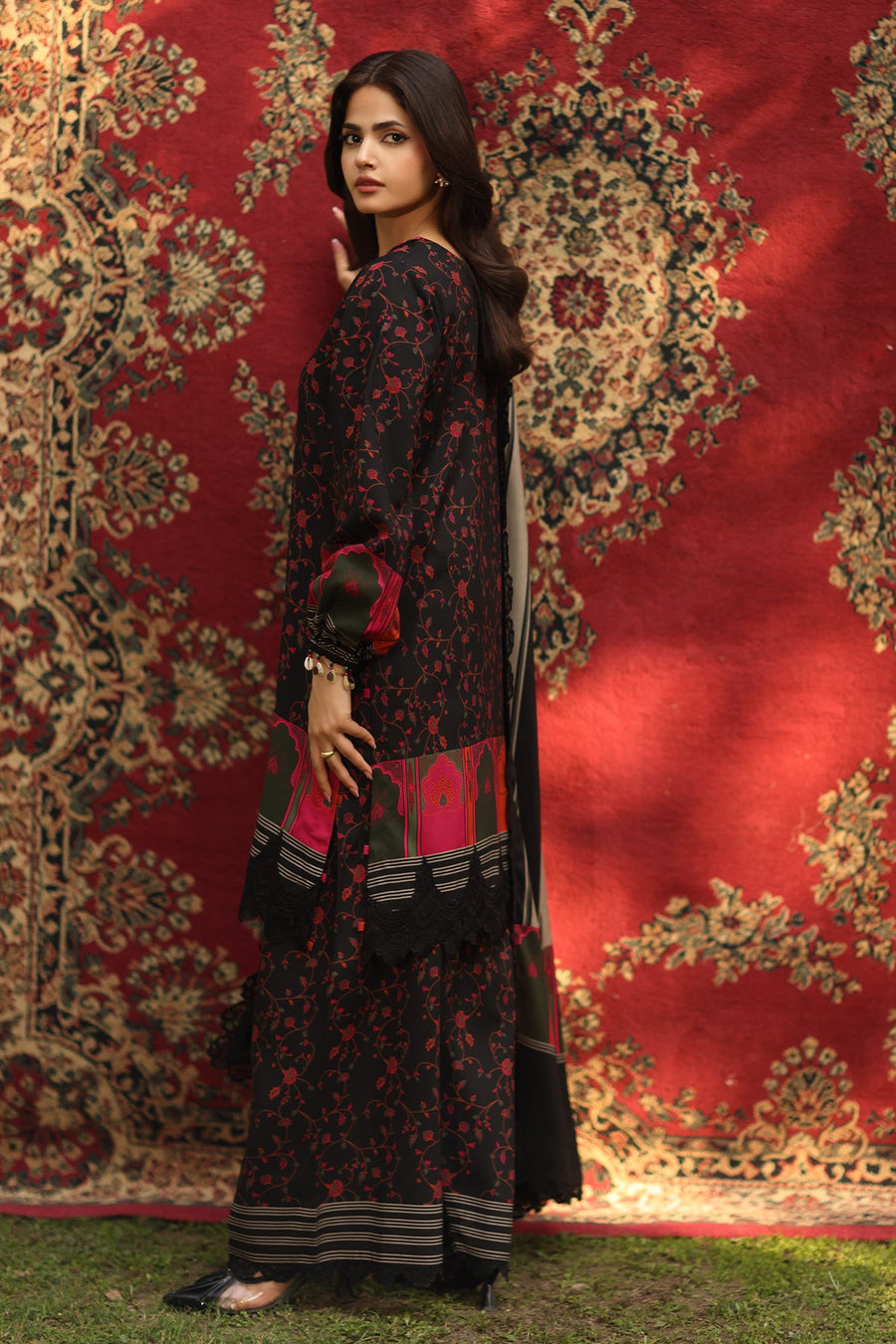 Charizma Aniq Vol-02 Embroidered Linen Unstitched 3Pc Suit ANW6-17