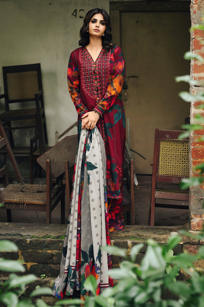 Charizma Aniq Vol-02 Embroidered Linen Unstitched 3Pc Suit ANW6-18