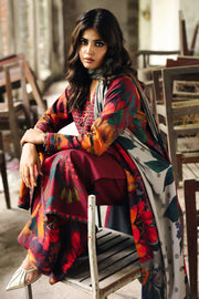 Charizma Aniq Vol-02 Embroidered Linen Unstitched 3Pc Suit ANW6-18