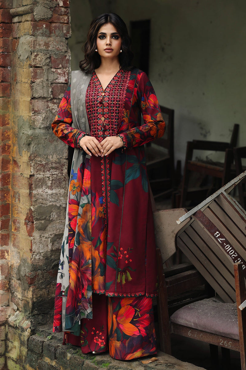 Charizma Aniq Vol-02 Embroidered Linen Unstitched 3Pc Suit ANW6-18