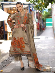Charizma Aniiq Vol-01 Embroidered Linen Unstitched 3Pc Suit ANW7-04