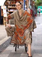 Charizma Aniiq Vol-01 Embroidered Linen Unstitched 3Pc Suit ANW7-04