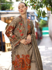 Charizma Aniiq Vol-01 Embroidered Linen Unstitched 3Pc Suit ANW7-04