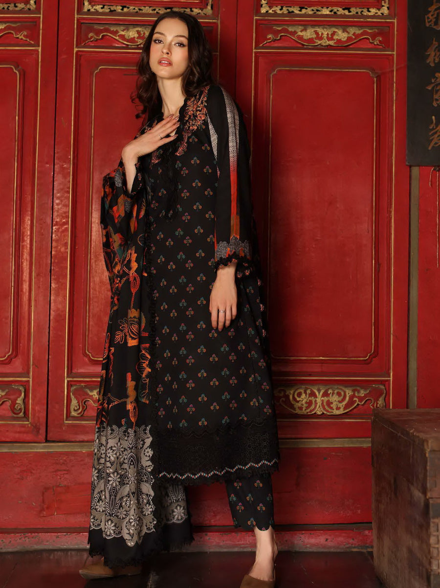 Charizma Aniiq Vol-01 Embroidered Linen Unstitched 3Pc Suit ANW7-10