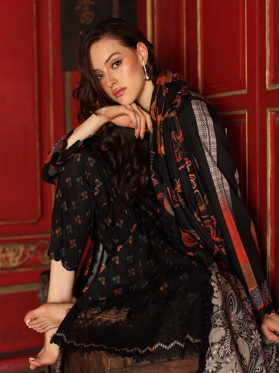 Charizma Aniiq Vol-01 Embroidered Linen Unstitched 3Pc Suit ANW7-10