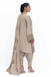 Gul Ahmed Winter Embroidered Acrylic Unstitched 3Pc Suit AP-42007