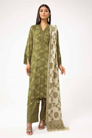Gul Ahmed Winter Fancy Linen Unstitched 3Pc Suit AP-42047