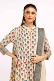 Gul Ahmed Winter Embroidered Linen Unstitched 3Pc Suit AP-42049