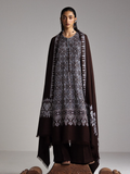 Zara Shahjahan Saraab Embroidered Marina Unstitched 3Pc Suit - AQEEQ