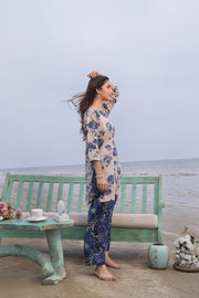 Feathers Whisper Winds Unstitched Printed Lawn 2Pc Suit AQUIN-FT501