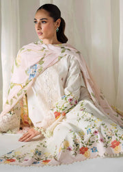 QPrints by Qalamkar Embroidered Lawn Unstitched 3Pc Suit AR-03 JOSE