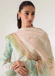 QPrints by Qalamkar Embroidered Lawn Unstitched 3Pc Suit AR-04 NELLA