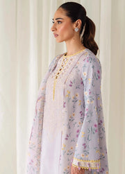QPrints by Qalamkar Embroidered Lawn Unstitched 3Pc Suit AR-06 ORANE