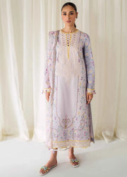 QPrints by Qalamkar Embroidered Lawn Unstitched 3Pc Suit AR-06 ORANE
