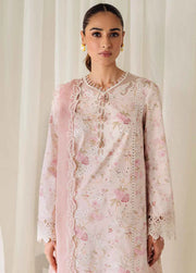 QPrints by Qalamkar Embroidered Lawn Unstitched 3Pc Suit AR-10 HELENE