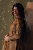 Zarposh Jahanara Festive Embroidered Organza Unstitched 3Pc Suit - AREZOO