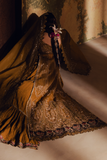 Zarposh Jahanara Festive Embroidered Organza Unstitched 3Pc Suit - AREZOO