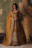 Zarposh Jahanara Festive Embroidered Organza Unstitched 3Pc Suit - AREZOO