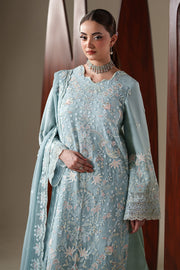 Emaan Adeel Nouvelle Embroidered Chiffon Unstitched 3Pc Suit - ARIA