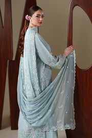 Emaan Adeel Nouvelle Embroidered Chiffon Unstitched 3Pc Suit - ARIA
