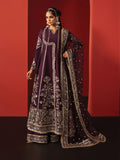 Afrozeh Divani Embroidered Raw Silk Unstitched 3Pc Suit AS-25-10 SAMARQAND