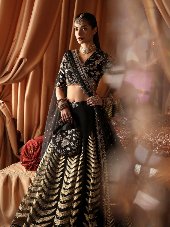 Afrozeh Divani Embroidered Raw Silk Unstitched 3Pc Suit AS-V2-04 Zareen