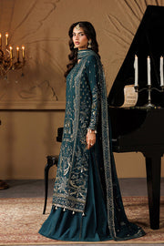 Emaan Adeel Celeste Embroidered Chiffon Unstitched 3Pc Suit - ASTERIA