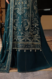 Emaan Adeel Celeste Embroidered Chiffon Unstitched 3Pc Suit - ASTERIA