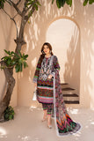 Maria Osama Khan Raya Vol-01 Unstitched Lawn 3Pc Suit ONYX (MR-08)