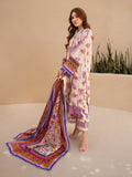 Maria Osama Khan Raya Vol-01 Unstitched Lawn 3Pc Suit HAZE (MR-04)