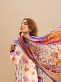 Maria Osama Khan Raya Vol-01 Unstitched Lawn 3Pc Suit HAZE (MR-04)