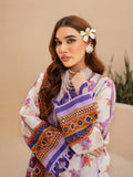 Maria Osama Khan Raya Vol-01 Unstitched Lawn 3Pc Suit HAZE (MR-04)