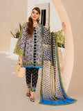 Maria Osama Khan Raya Vol-01 Unstitched Lawn 3Pc Suit AZURE (MR-03)