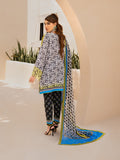 Maria Osama Khan Raya Vol-01 Unstitched Lawn 3Pc Suit AZURE (MR-03)