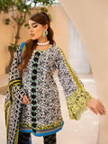 Maria Osama Khan Raya Vol-01 Unstitched Lawn 3Pc Suit AZURE (MR-03)