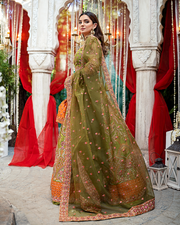 Maria Osama Khan Qubool Hai Unstitched Wedding Suit QH-07 HUSNA