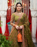 Maria Osama Khan Qubool Hai Unstitched Wedding Suit QH-07 HUSNA