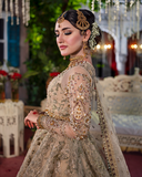 Maria Osama Khan Qubool Hai Unstitched Wedding Suit QH-08 SURKHAB