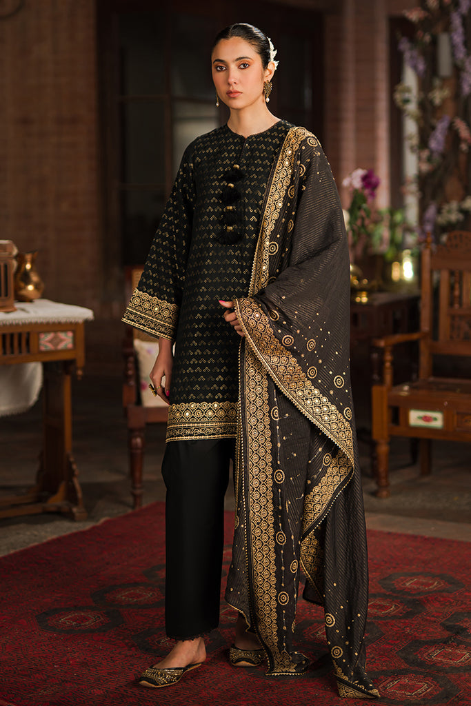 Cross Stitch Eid Lawn Unstitched Embroidered 3Pc Suit D-14 Auric Gild