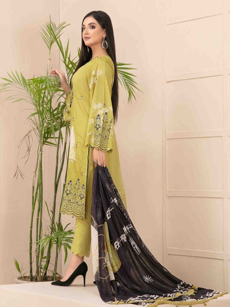 Avanti by Tawakkal Fabrics Unstitched Embroidered Lawn 3Pc Suit D-9313