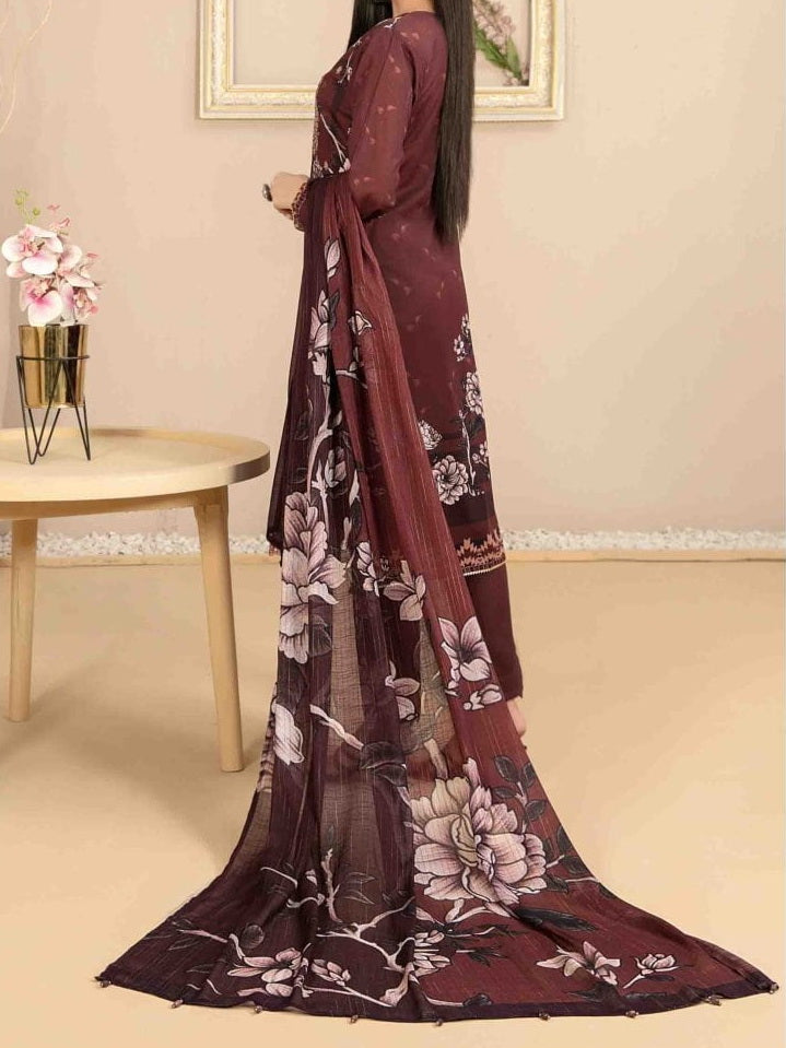 Avanti by Tawakkal Fabrics Unstitched Embroidered Lawn 3Pc Suit D-9320