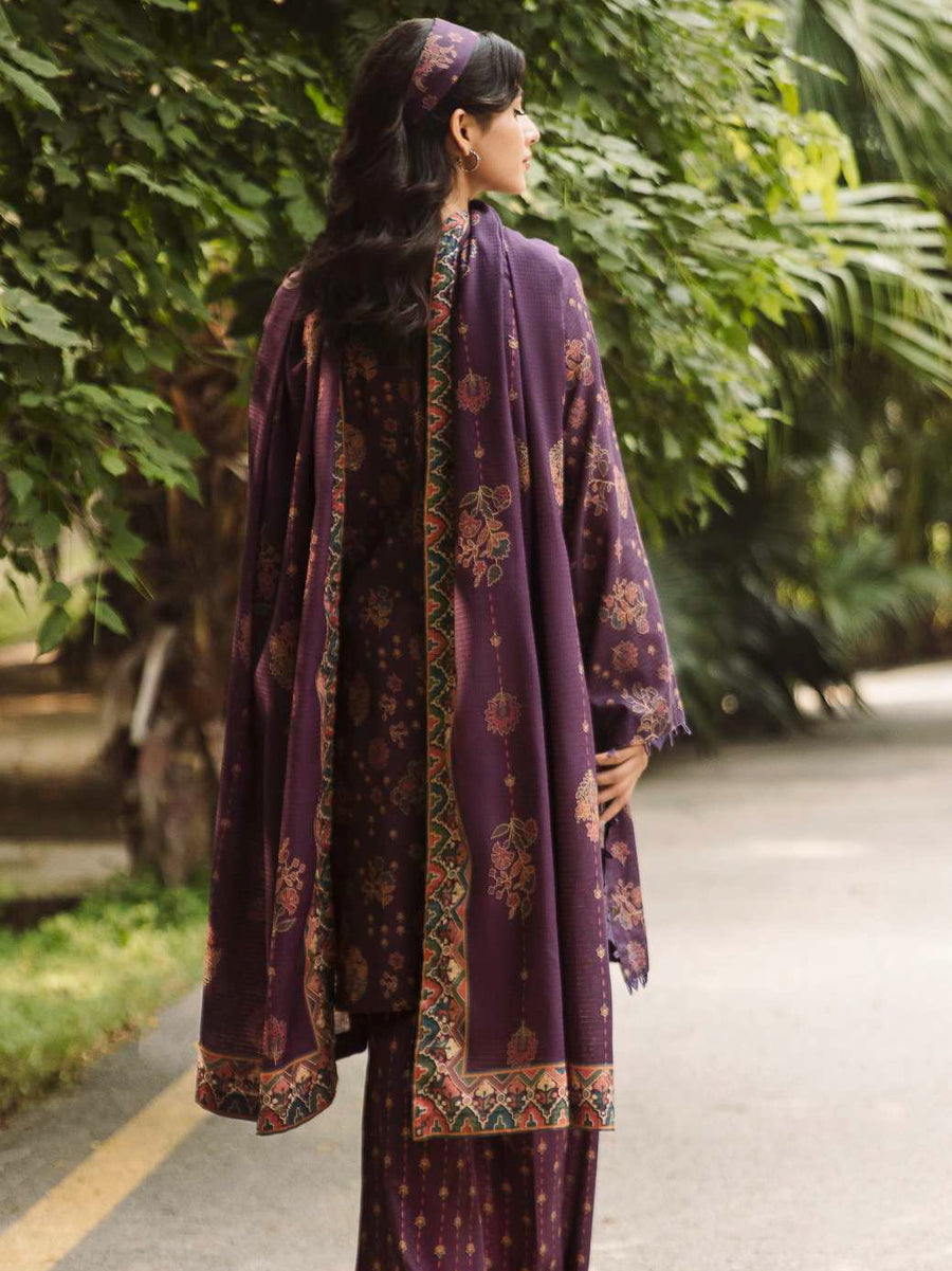 Rang by Motifz Digital Printed Khaddar Unstitched 3Pc Suit 4344-AVENTURINE