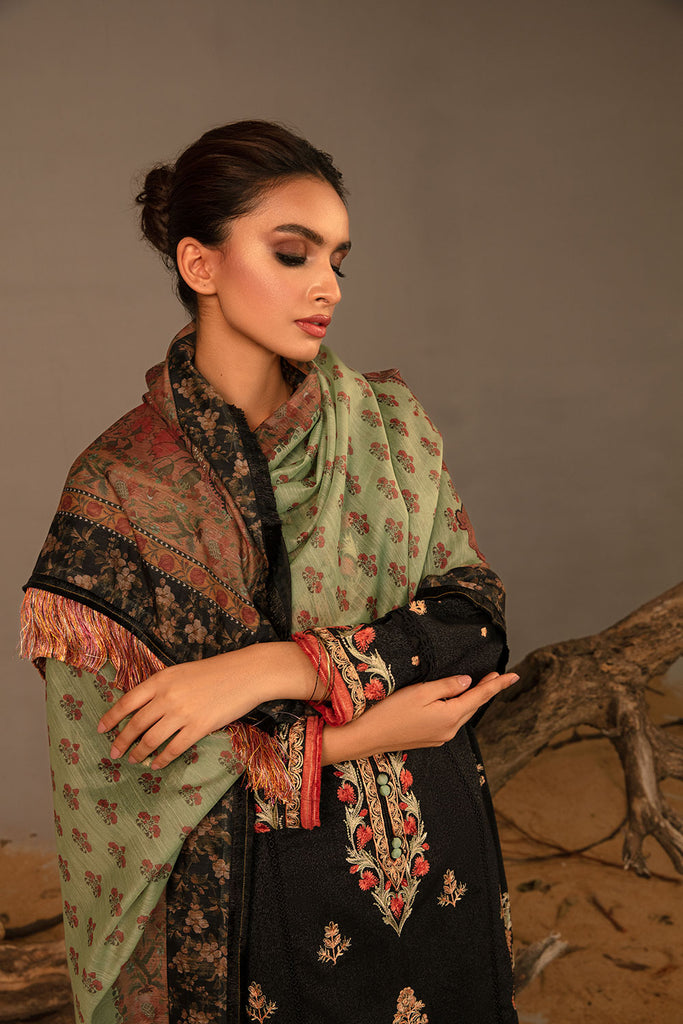 Sobia Nazir Embroidered Karandi Unstitched 3Pc Suit AW23-2A